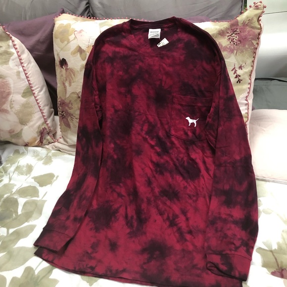 Victoria Secret pink tie dye dog top - Picture 3 of 3